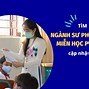 Sư Phạm Được Miễn Học Phí