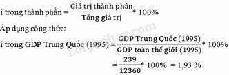 Tỷ Trọng Xuất Nhập Khẩu Công Thức